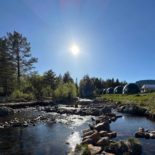 Eco-domer for glamping brokkestøylen, setesdal