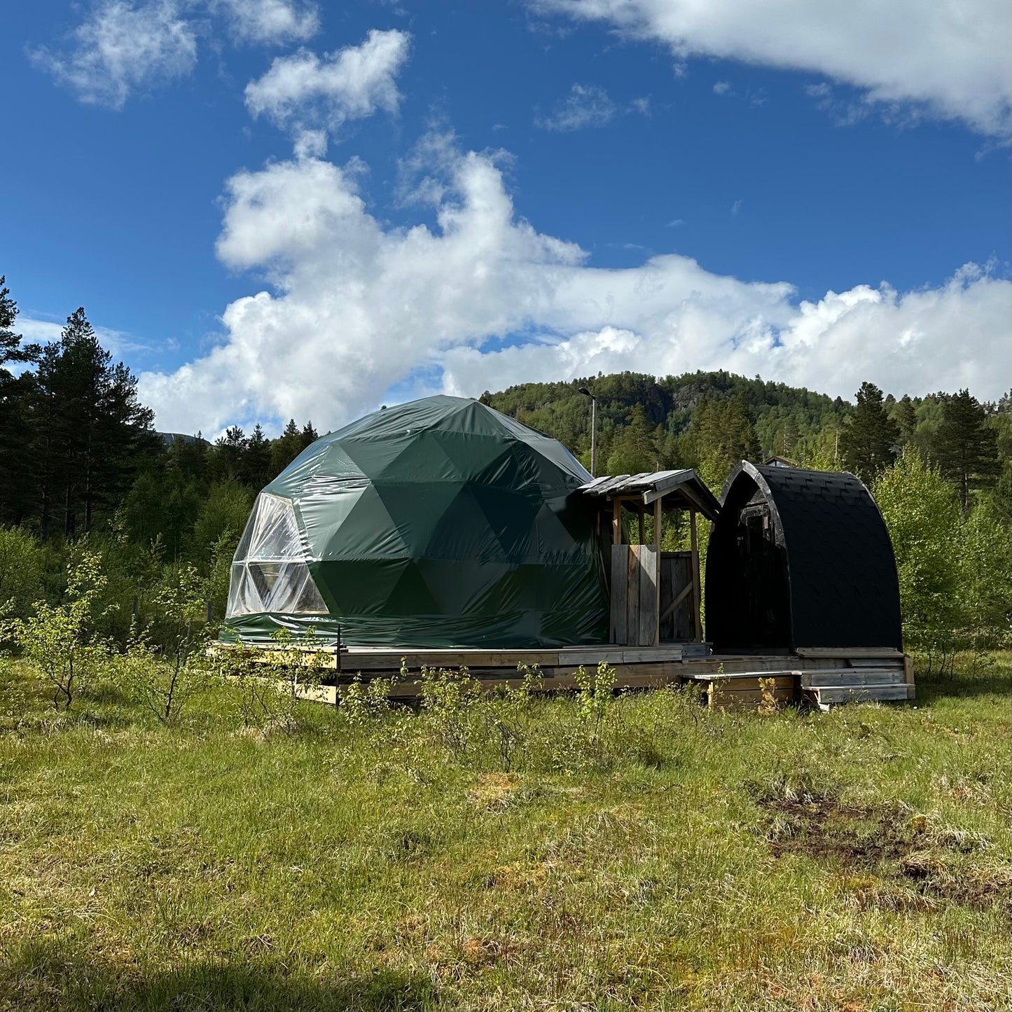Eco-lux Nature Pod 20 m² – unik glamping i Setesdal | Brokkestøylen