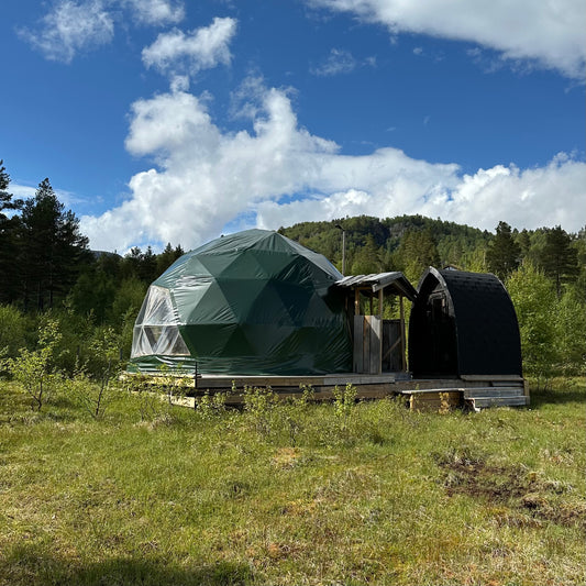 Eco-lux Nature Pod 20 m² – unik glamping i Setesdal | Brokkestøylen