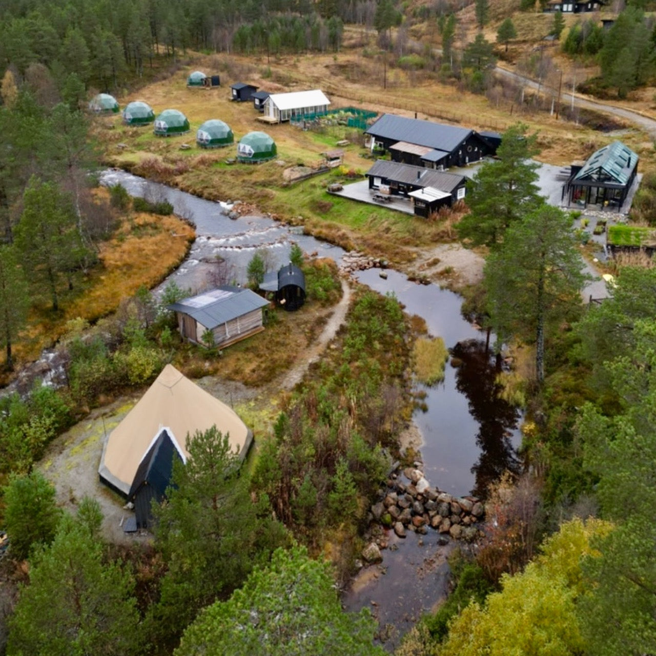 Self Service dome 20 m² i Setesdal – 3100 kr per natt – opphold 2 netter